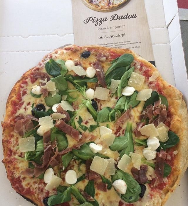 Pizza faite avec amour